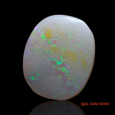Natural Fire Opal Gemstone 1.00 Cts Loose Oval Cabochon From Australia 10x8x2 mm AG-84