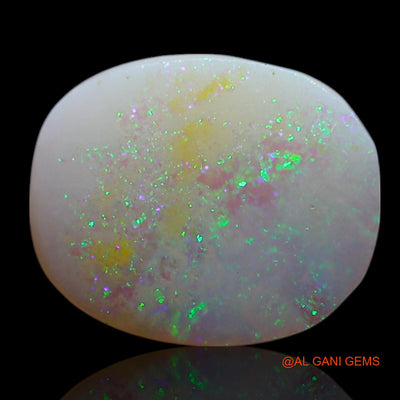 Natural Fire Opal Gemstone 1.00 Cts Loose Oval Cabochon From Australia 10x8x2 mm AG-84