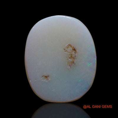 Natural Fire Opal Gemstone 1.00 Cts Loose Oval Cabochon From Australia 10x8x2 mm AG-84