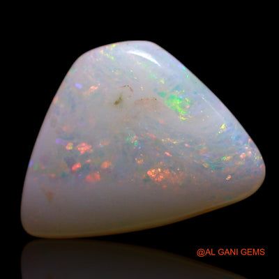 1.00 Cts Natural Australian Fire Opal Loose Gemstone Trillion Cabochon 11x8x2 mm AG-85