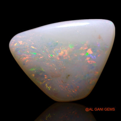 1.00 Cts Natural Australian Fire Opal Loose Gemstone Trillion Cabochon 11x8x2 mm AG-85
