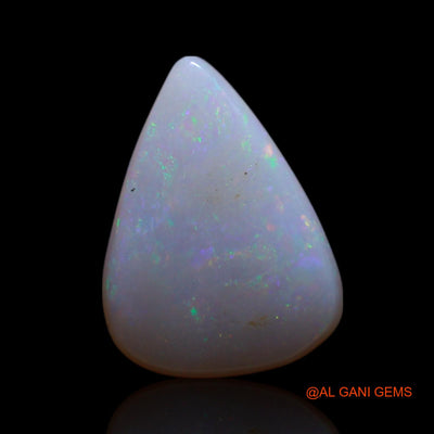 1.00 Cts Natural Australian Fire Opal Loose Gemstone Pear Cabochon 11x8x2 mm AG-86