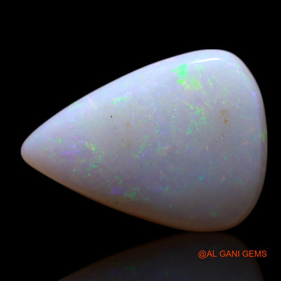 1.00 Cts Natural Australian Fire Opal Loose Gemstone Pear Cabochon 11x8x2 mm AG-86