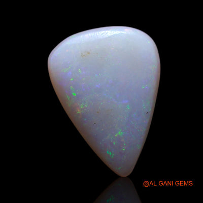 1.00 Cts Natural Australian Fire Opal Loose Gemstone Pear Cabochon 11x8x2 mm AG-86