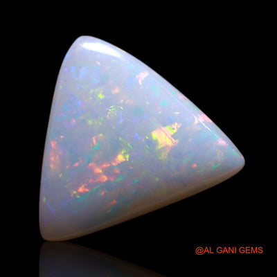1.00 Cts Natural Australian Fire Opal Loose Gemstone Trillion Cabochon 9x7x2 mm AG-87