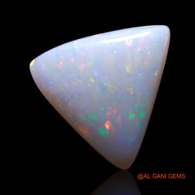 1.00 Cts Natural Australian Fire Opal Loose Gemstone Trillion Cabochon 9x7x2 mm AG-87