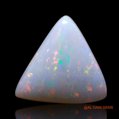 1.00 Cts Natural Australian Fire Opal Loose Gemstone Trillion Cabochon 9x7x2 mm AG-87