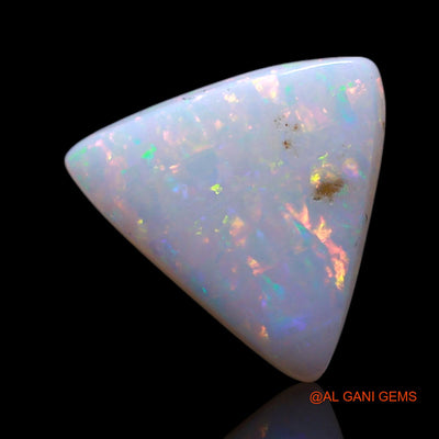 1.00 Cts Natural Australian Fire Opal Loose Gemstone Trillion Cabochon 9x7x2 mm AG-87