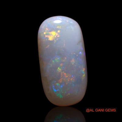 1.00 Cts Natural Australian Fire Opal Oval Cabochon Loose Gemstone For Jewelry 11x6x2 mm AG-88