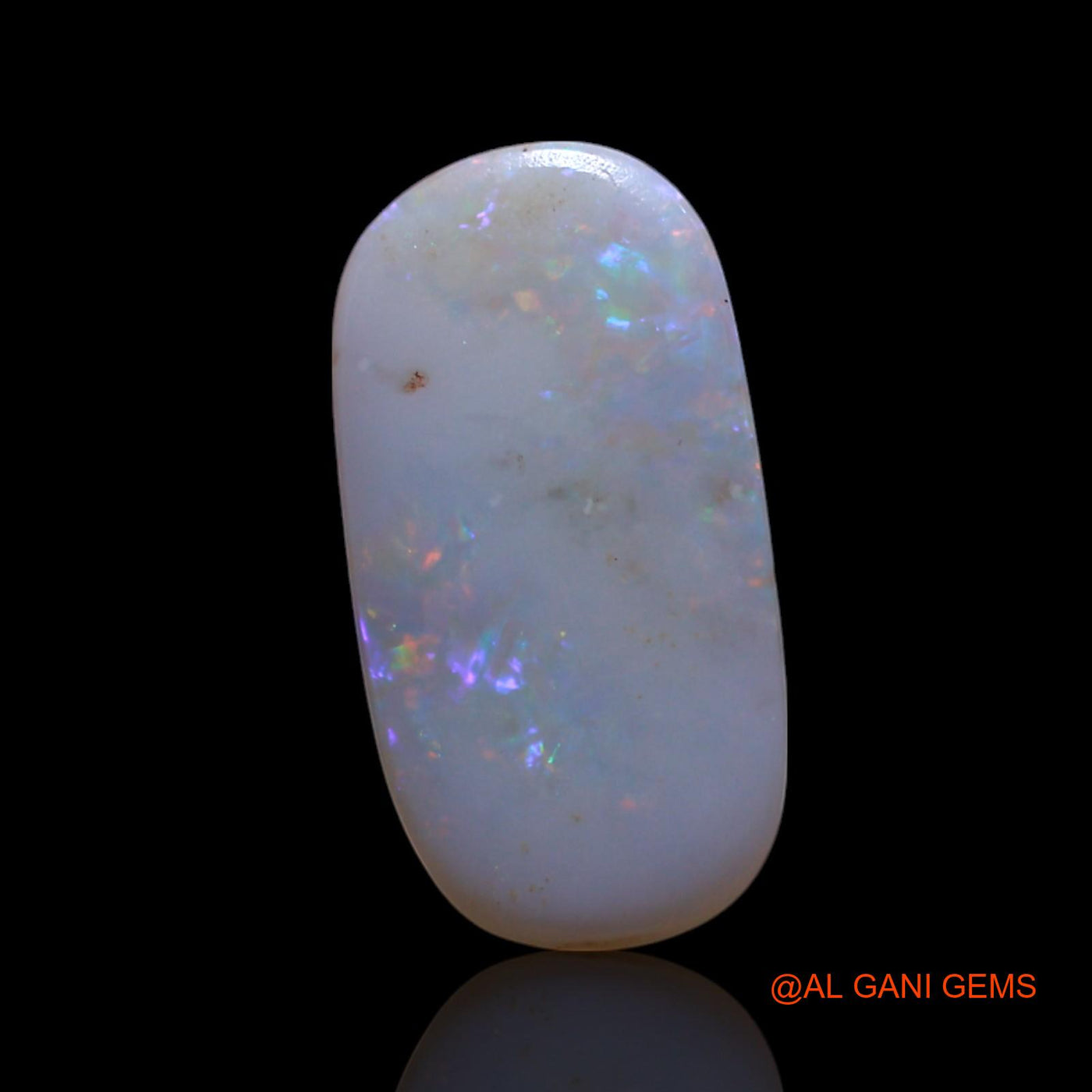 1.00 Cts Natural Australian Fire Opal Oval Cabochon Loose Gemstone For Jewelry 11x6x2 mm AG-88