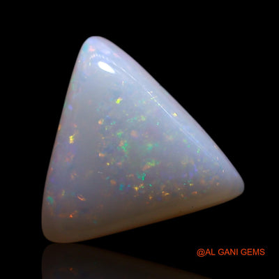 Natural Untreated Fire Opal Loose Gemstone Trillion Cabochon From Australia 1.50 Cts 9x9x3 mm AG-89