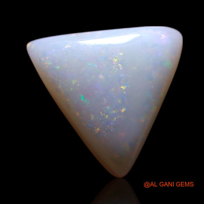 Natural Untreated Fire Opal Loose Gemstone Trillion Cabochon From Australia 1.50 Cts 9x9x3 mm AG-89
