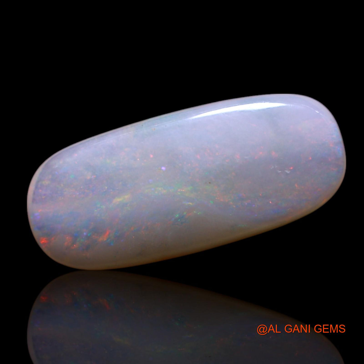 1.80 Cts Natural Australian Fire Opal Oval Cabochon Loose Gemstone For Jewelry 15x6x2 mm AG-8