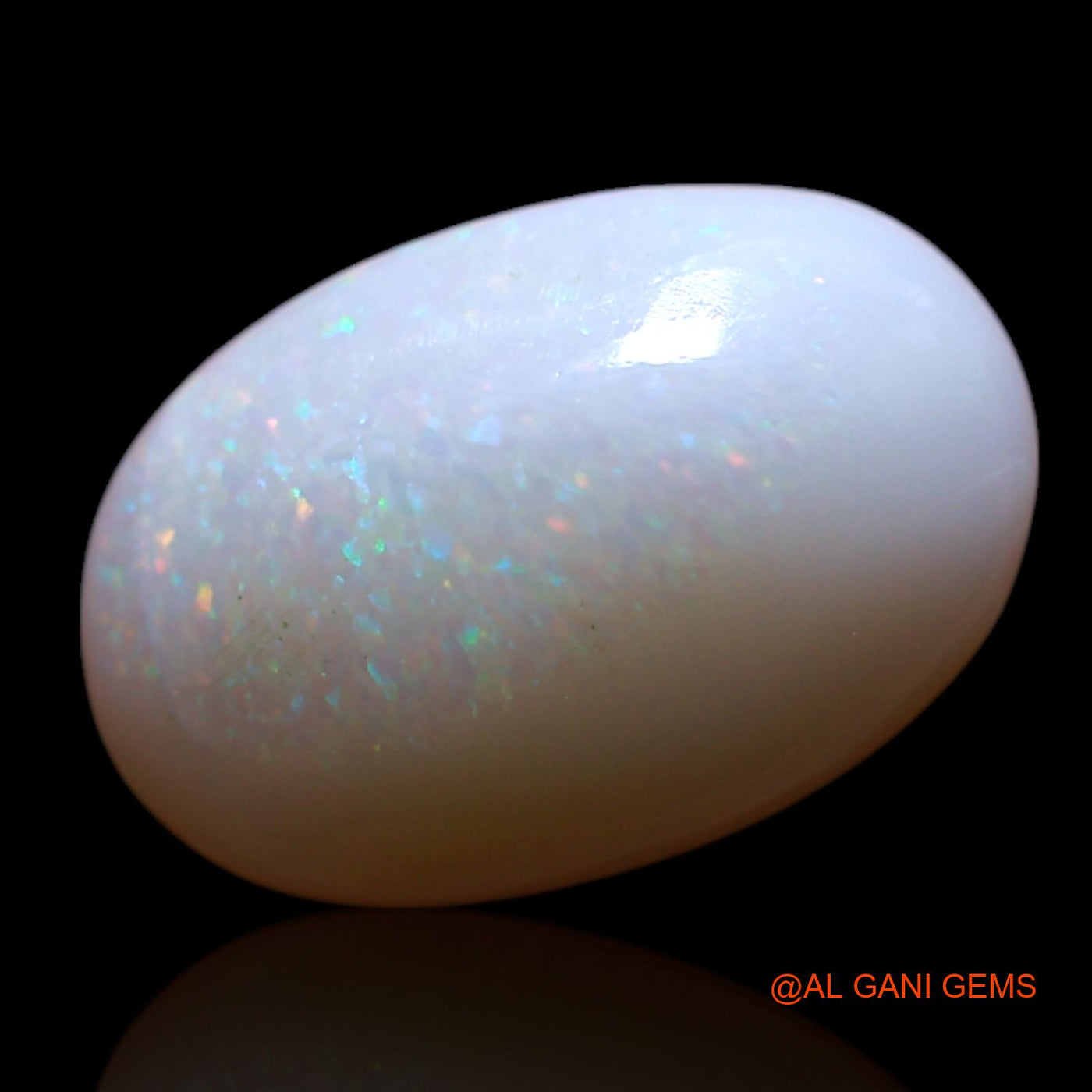1.50 Cts Unheated Australian Fire Opal Loose Gemstone Oval Cabochon Natural 11x7x3 mm AG-90