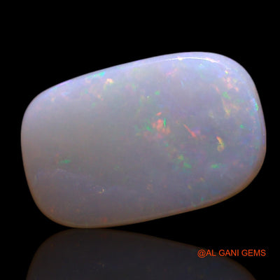 Natural Untreated Fire Opal Loose Gemstone Oval Cabochon From Australia 1.40 Cts 11x7x2 mm AG-91