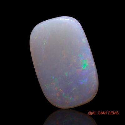 Natural Untreated Fire Opal Loose Gemstone Oval Cabochon From Australia 1.40 Cts 11x7x2 mm AG-91