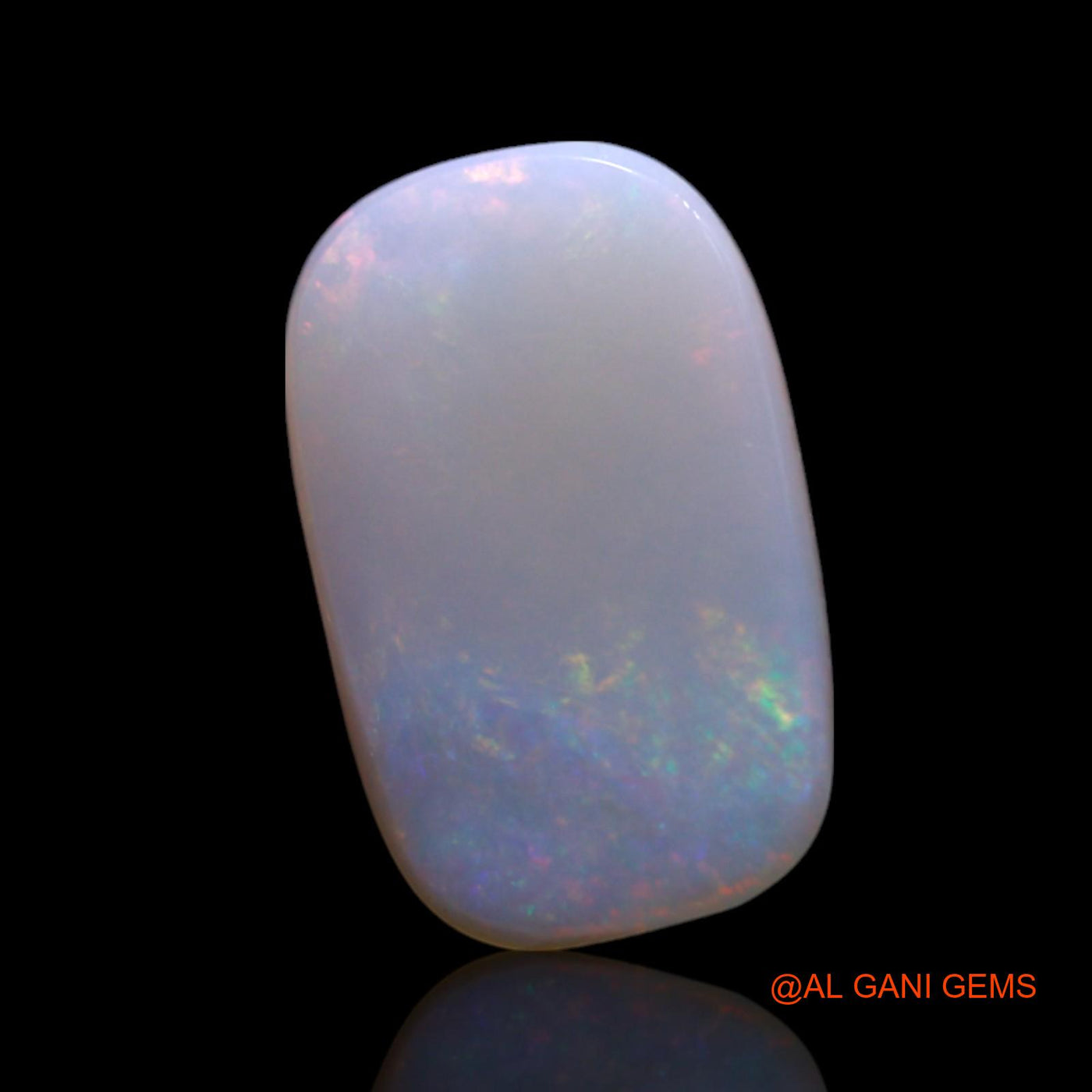 Natural Untreated Fire Opal Loose Gemstone Oval Cabochon From Australia 1.40 Cts 11x7x2 mm AG-91