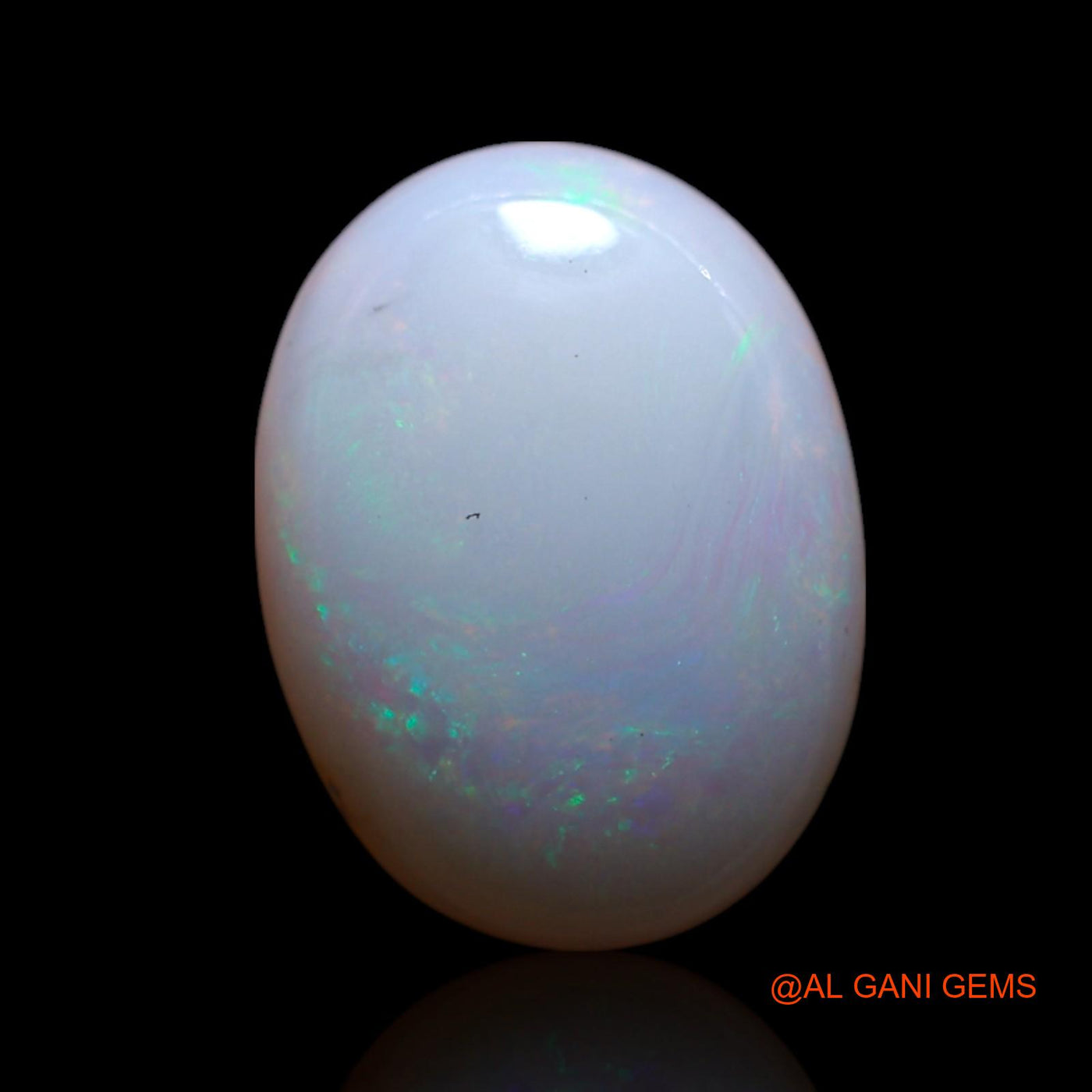 Natural Fire Opal Gemstone 1.50 Cts Loose Oval Cabochon From Australia 11x8x2 mm AG-92