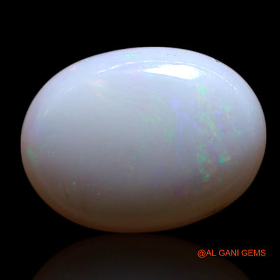 Natural Fire Opal Gemstone 1.50 Cts Loose Oval Cabochon From Australia 11x8x2 mm AG-92