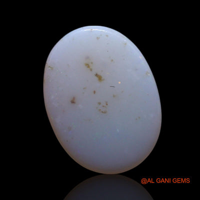 Natural Fire Opal Gemstone 1.50 Cts Loose Oval Cabochon From Australia 11x8x2 mm AG-92