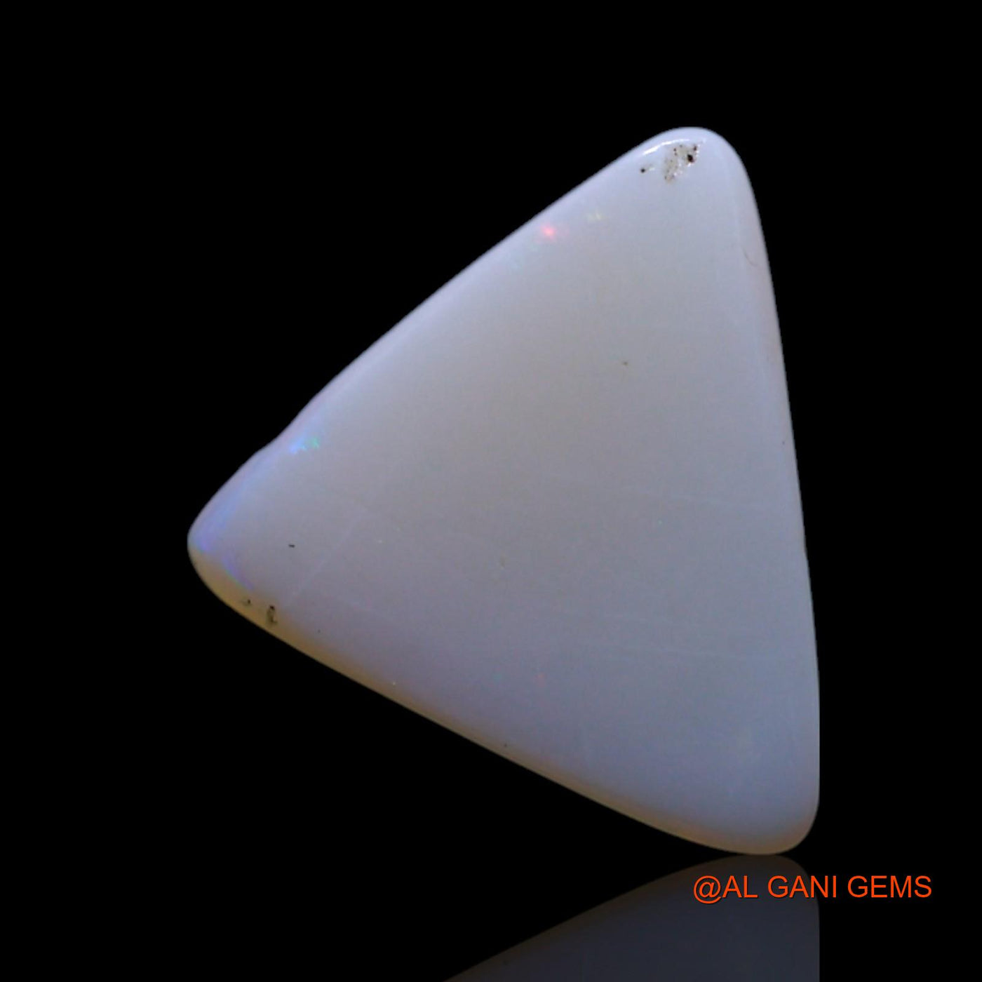 1.00 Cts Unheated Australian Fire Opal Loose Gemstone Trillion Cabochon Natural 9x9x1 mm AG-93