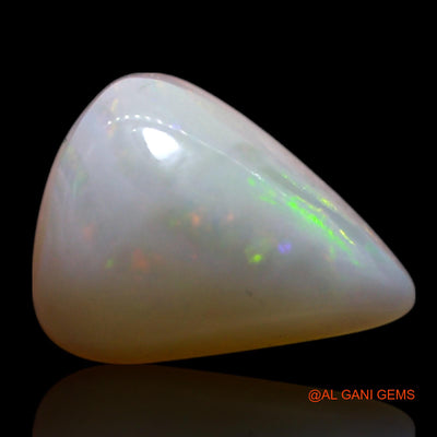 2.00 Cts Unheated Australian Fire Opal Loose Gemstone Pear Cabochon Natural 10x8x4 mm AG-95