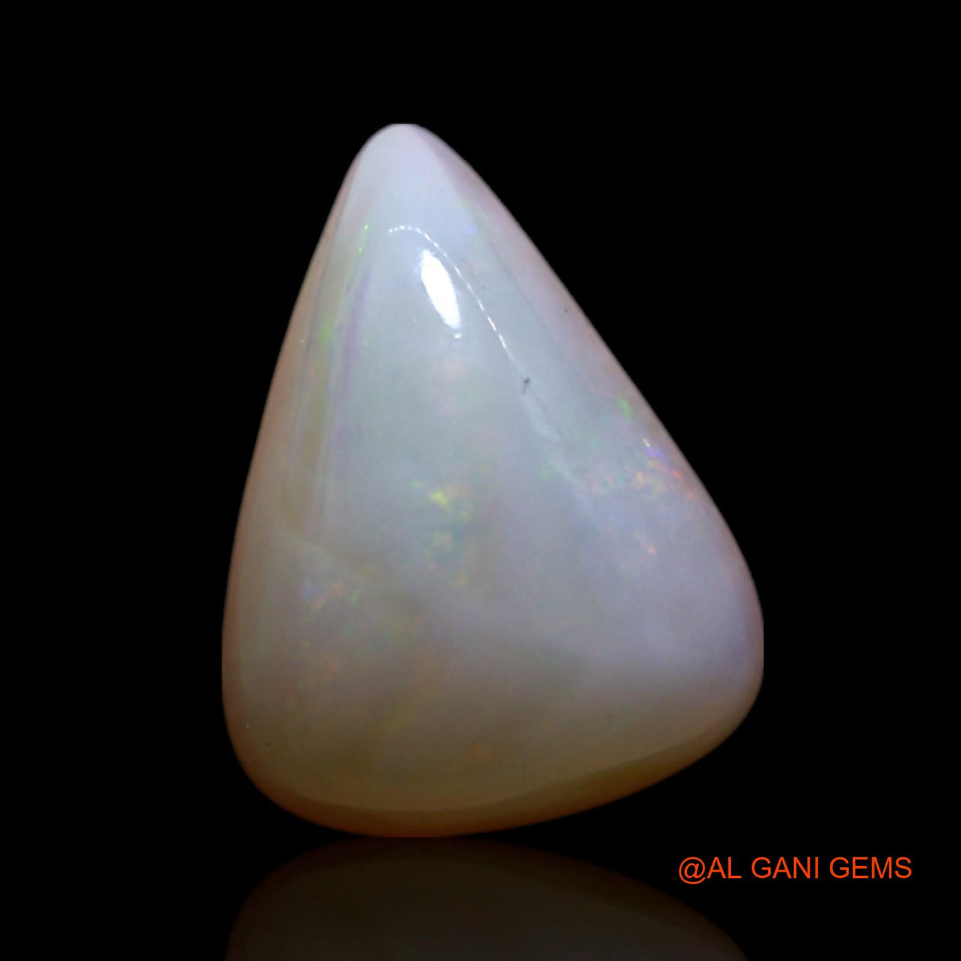 2.00 Cts Unheated Australian Fire Opal Loose Gemstone Pear Cabochon Natural 10x8x4 mm AG-95