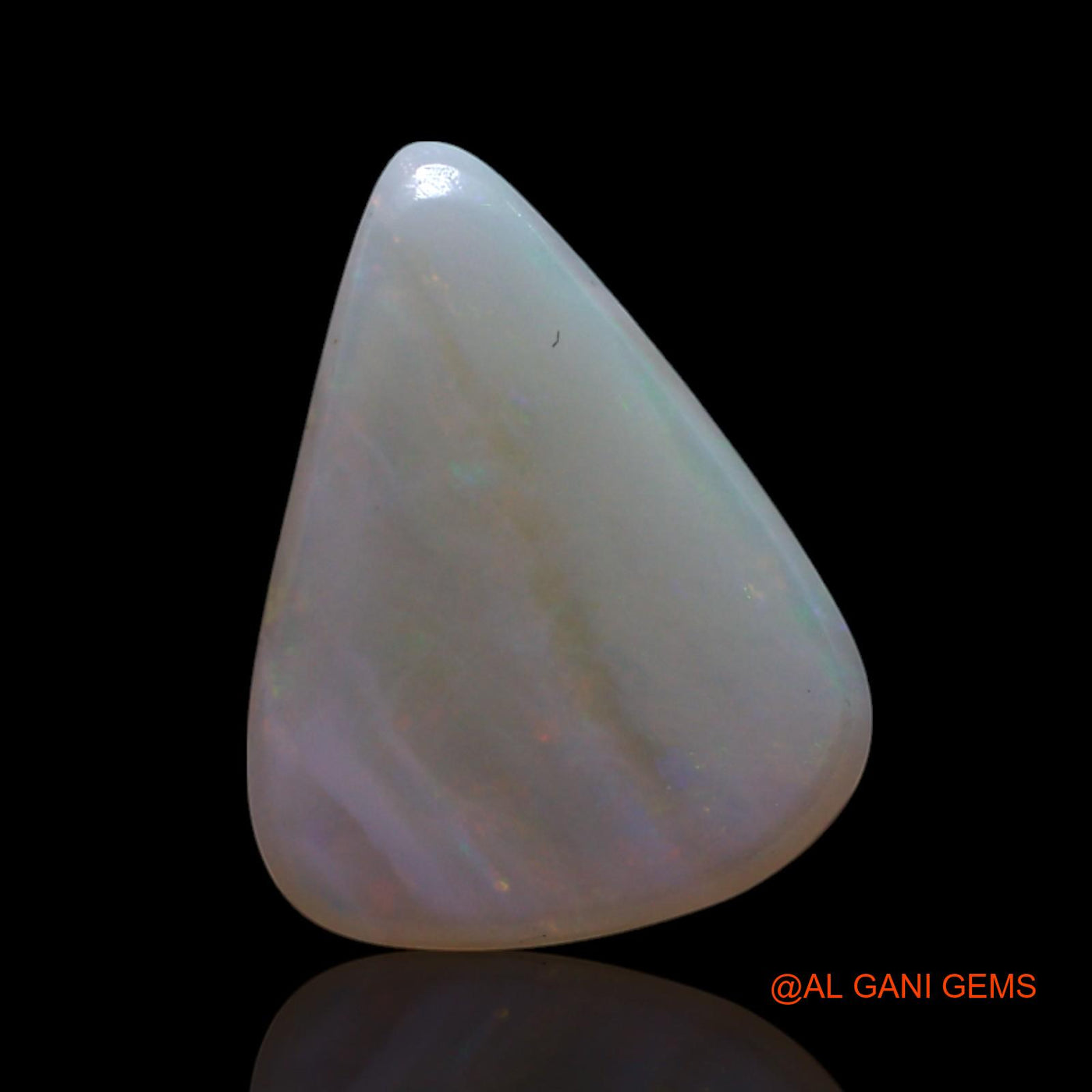 2.00 Cts Unheated Australian Fire Opal Loose Gemstone Pear Cabochon Natural 10x8x4 mm AG-95