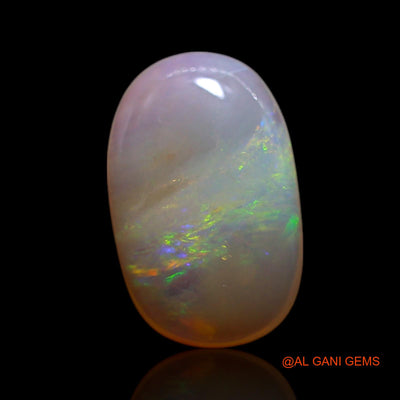 Natural Fire Opal Gemstone 1.00 Cts Loose Oval Cabochon From Australia 11x7x2 mm AG-96