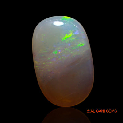 Natural Fire Opal Gemstone 1.00 Cts Loose Oval Cabochon From Australia 11x7x2 mm AG-96