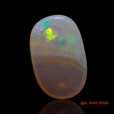 Natural Fire Opal Gemstone 1.00 Cts Loose Oval Cabochon From Australia 11x7x2 mm AG-96