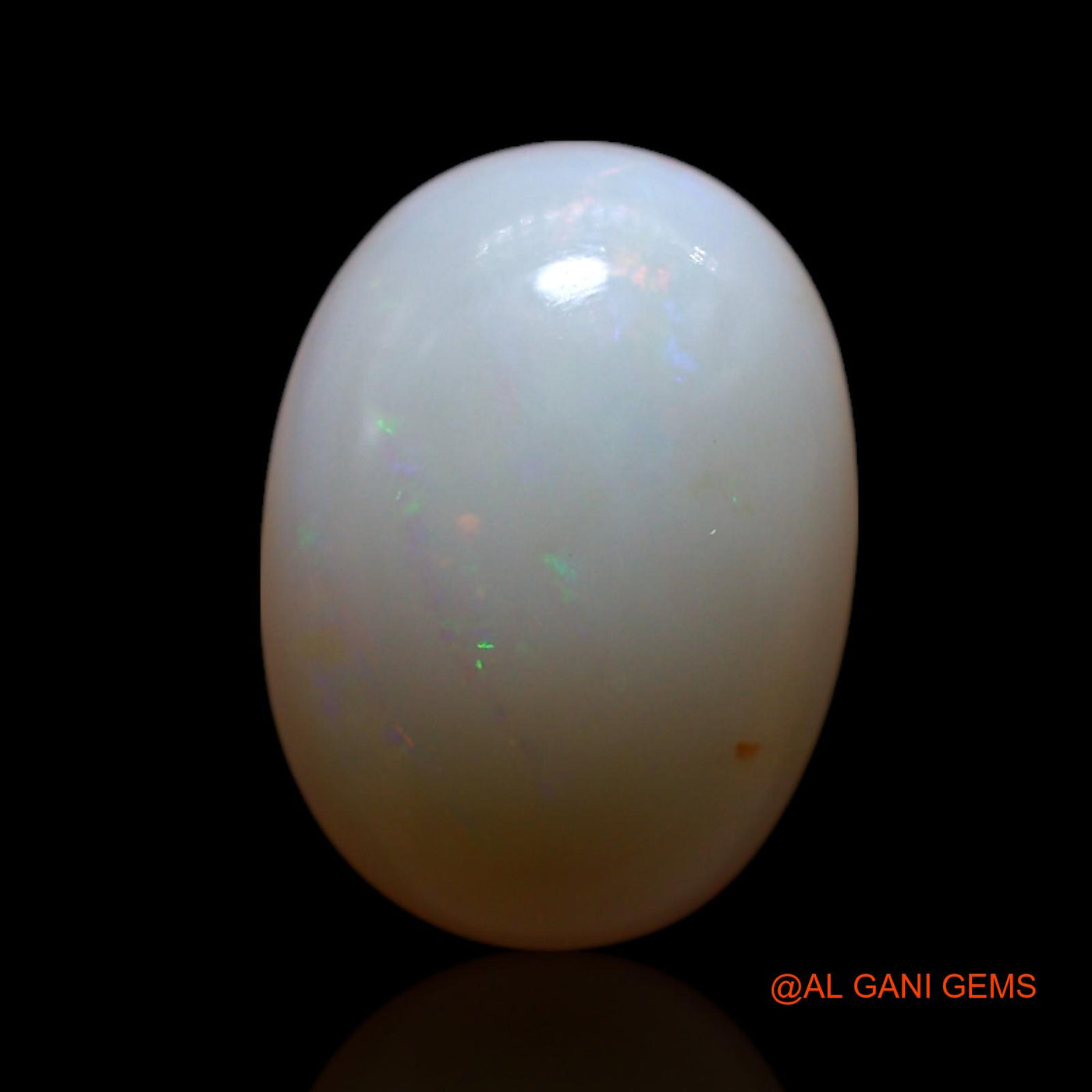 2.00 Cts Natural Australian Fire Opal Oval Cabochon Loose Gemstone For Jewelry 10x7x4 mm AG-97