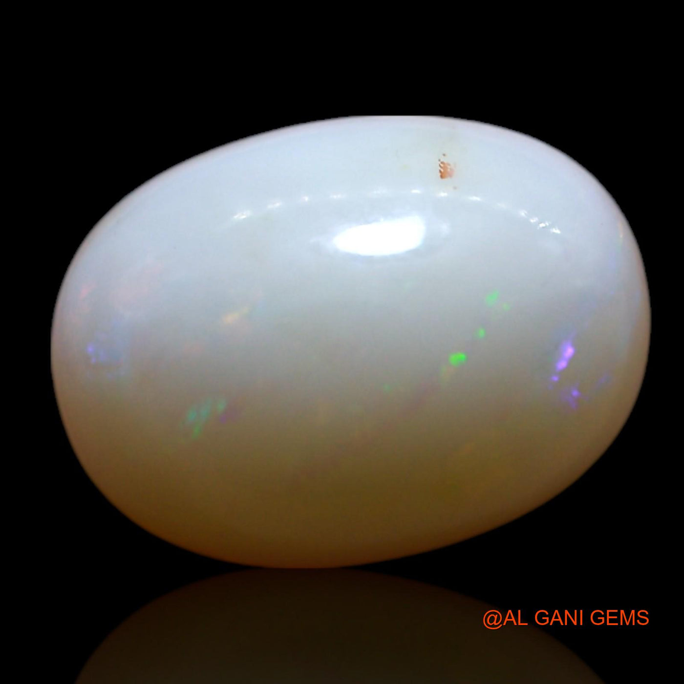 2.00 Cts Natural Australian Fire Opal Oval Cabochon Loose Gemstone For Jewelry 10x7x4 mm AG-97