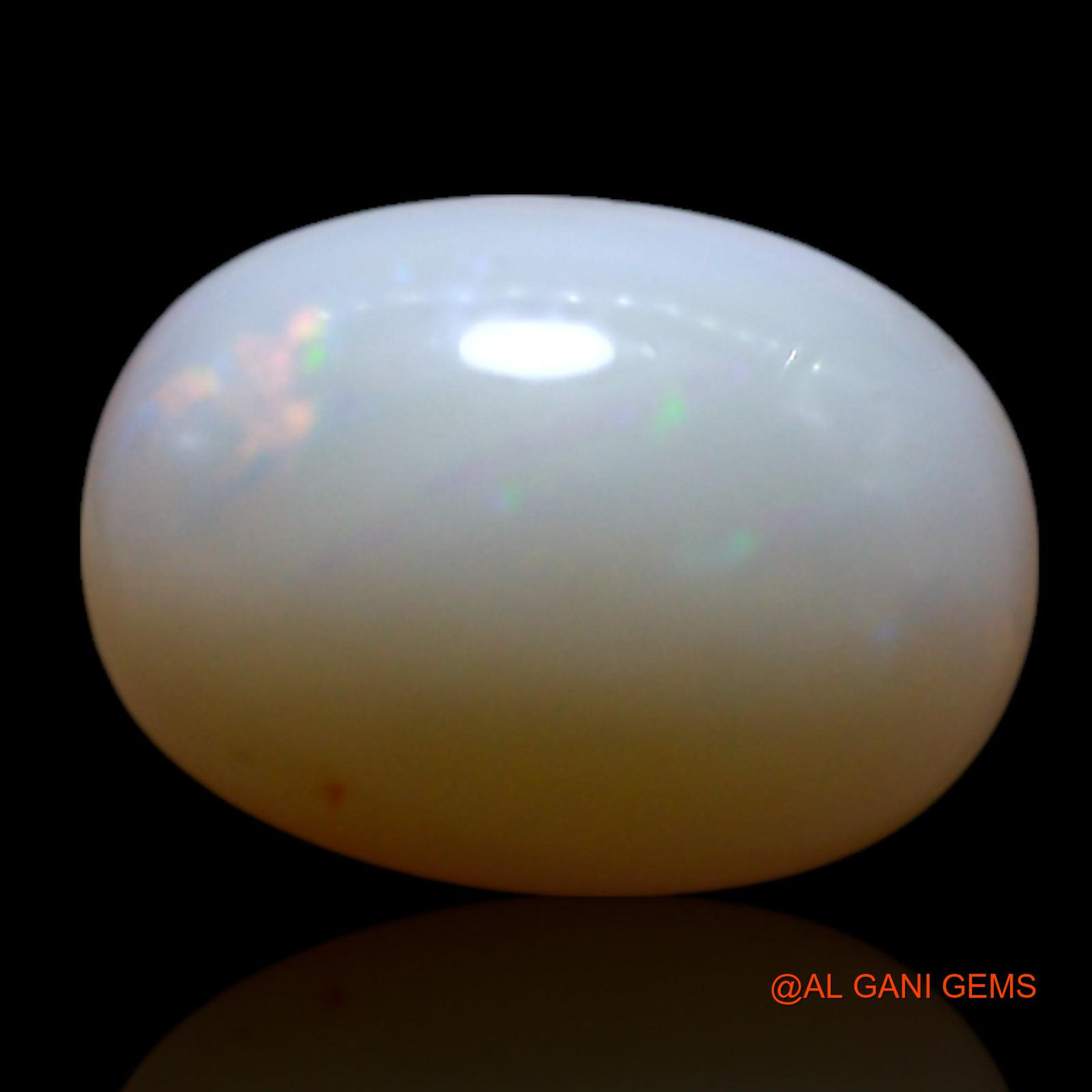 2.00 Cts Natural Australian Fire Opal Oval Cabochon Loose Gemstone For Jewelry 10x7x4 mm AG-97