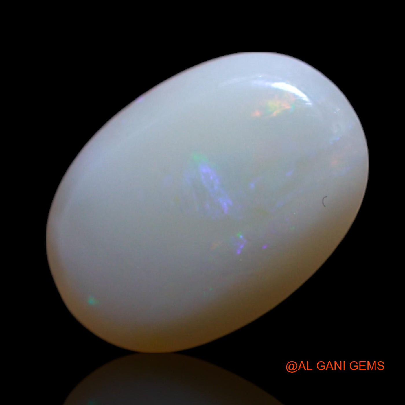 2.00 Cts Natural Australian Fire Opal Oval Cabochon Loose Gemstone For Jewelry 10x7x4 mm AG-97