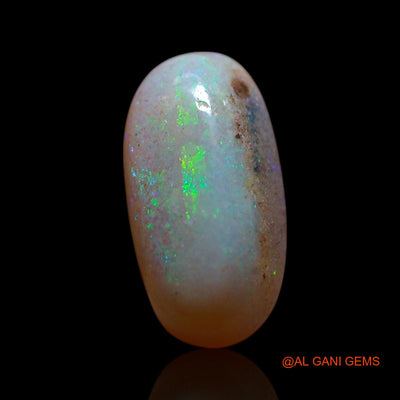 1.50 Cts Natural Australian Fire Opal Oval Cabochon Loose Gemstone For Jewelry 12x6x3 mm AG-98