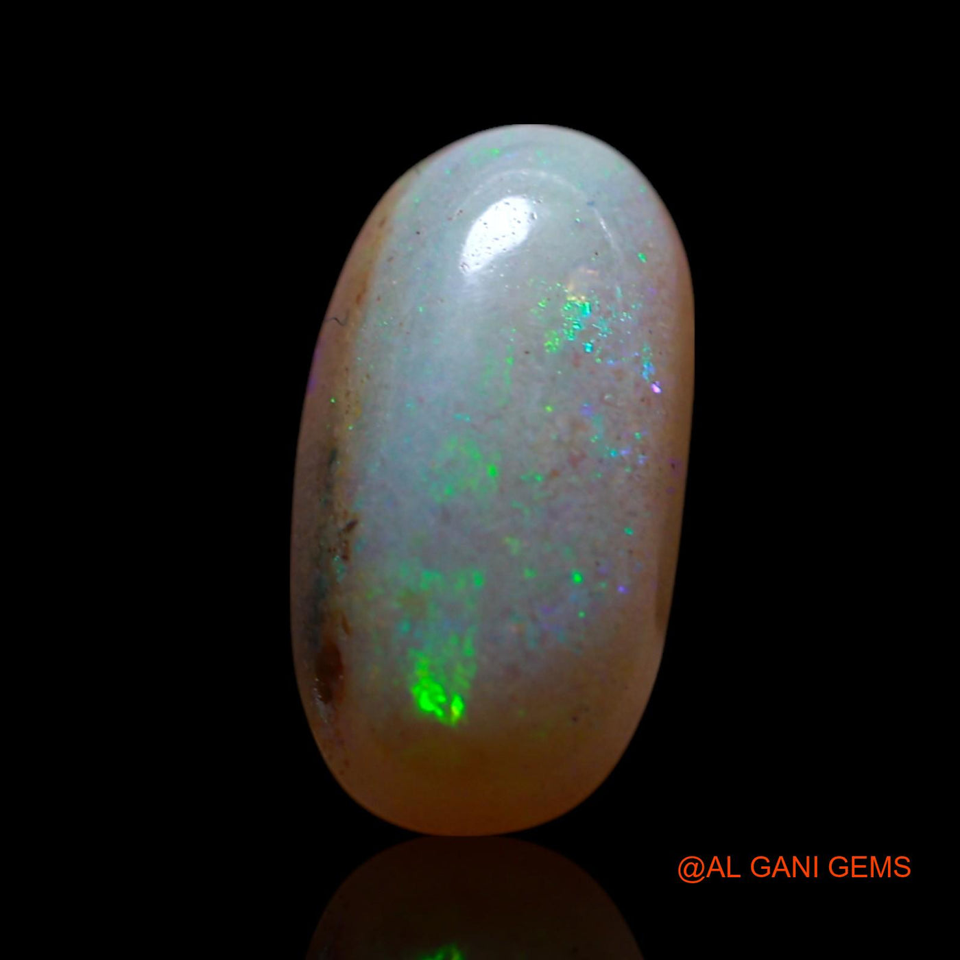 1.50 Cts Natural Australian Fire Opal Oval Cabochon Loose Gemstone For Jewelry 12x6x3 mm AG-98