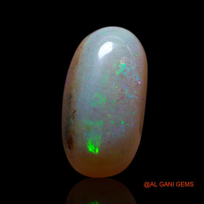 1.50 Cts Natural Australian Fire Opal Oval Cabochon Loose Gemstone For Jewelry 12x6x3 mm AG-98