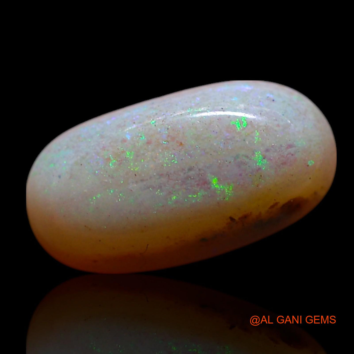 1.50 Cts Natural Australian Fire Opal Oval Cabochon Loose Gemstone For Jewelry 12x6x3 mm AG-98
