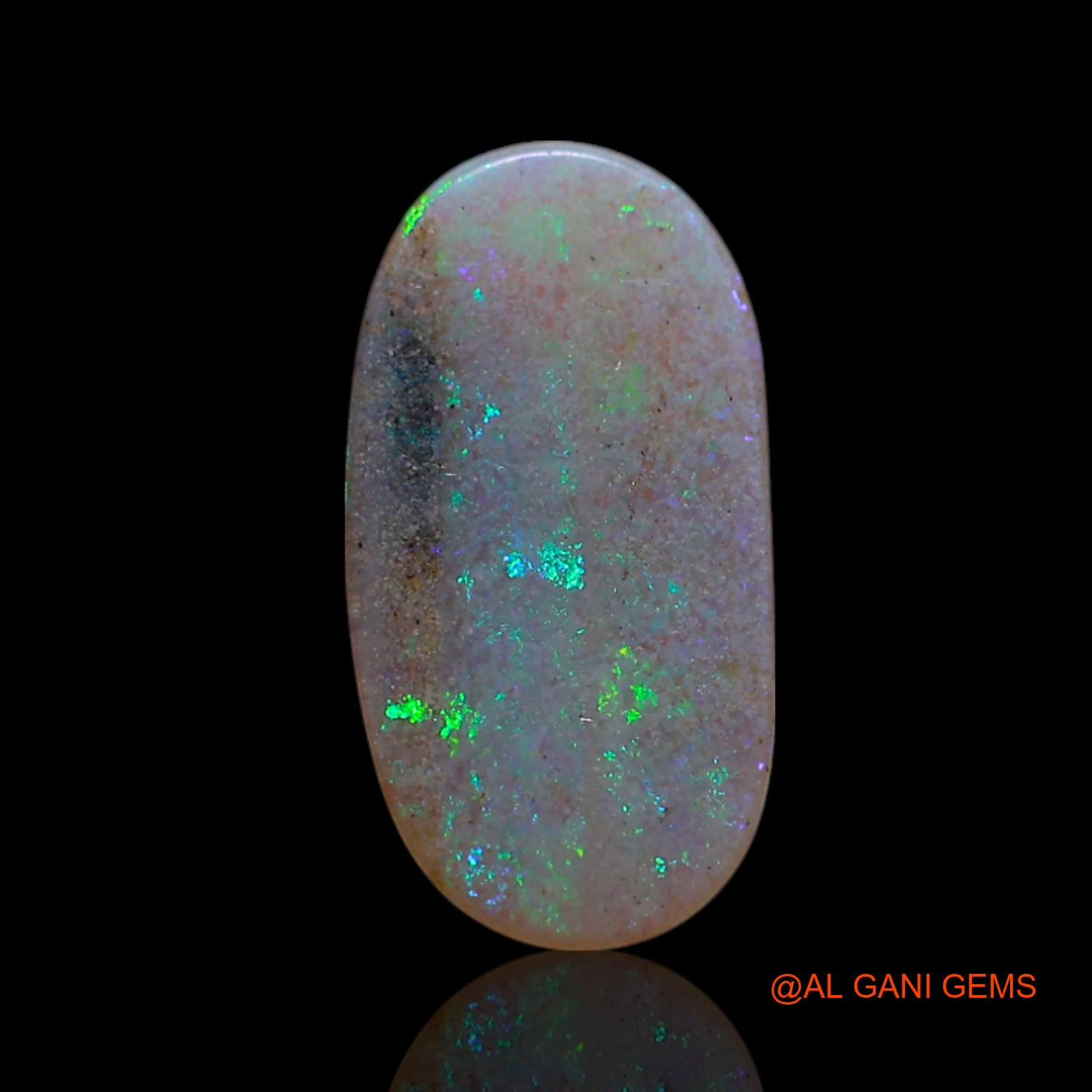 1.50 Cts Natural Australian Fire Opal Oval Cabochon Loose Gemstone For Jewelry 12x6x3 mm AG-98