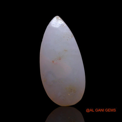 2.00 Cts Unheated Australian Fire Opal Loose Gemstone Pear Cabochon Natural 14x6x4 mm AG-9