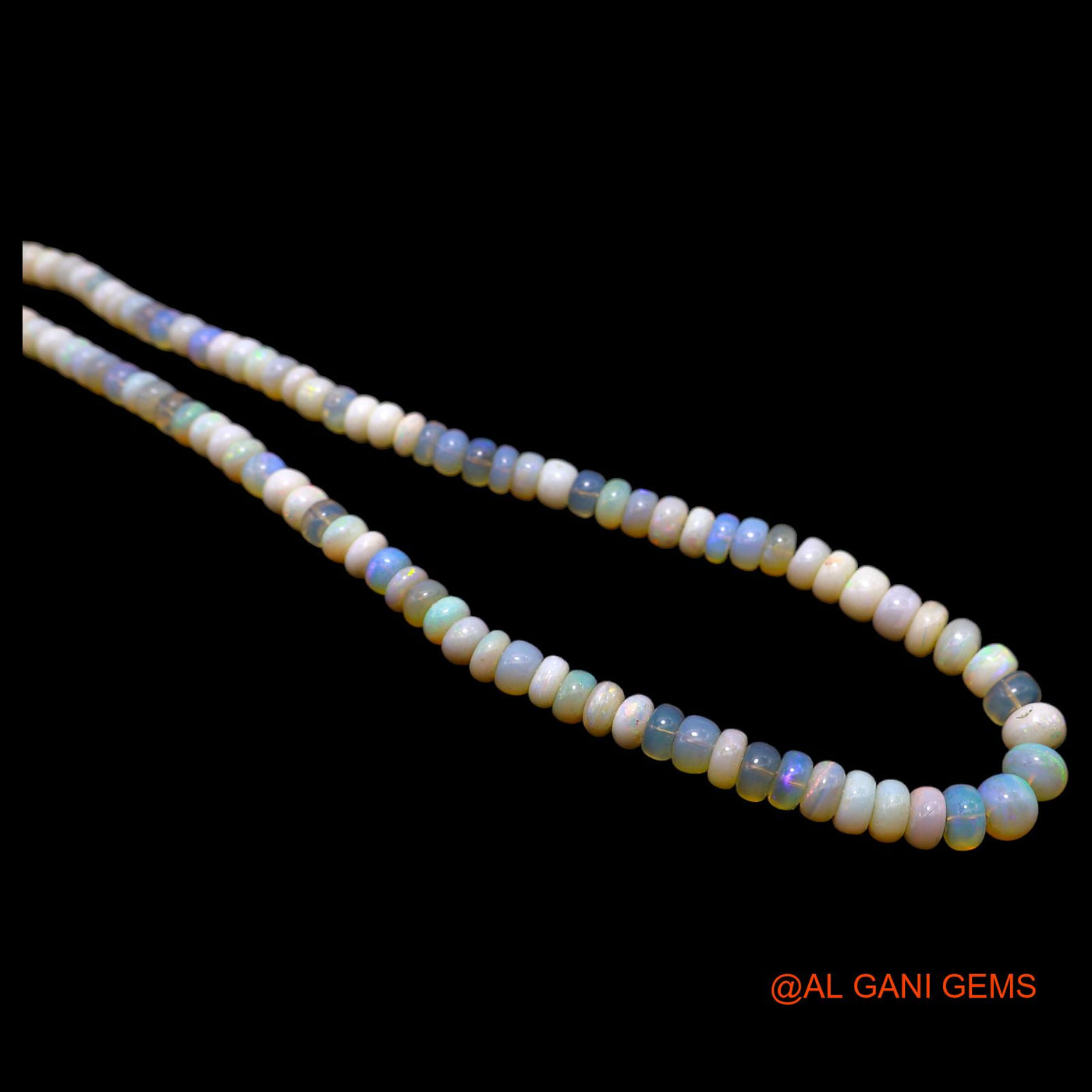 Rondelle Smooth 5X8 MM Fire Opal Beads Boho Daughter Handmade Necklace AOB-7