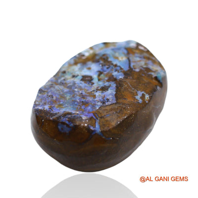 30.40 Cts Natural Australian Boulder Opal Loose Gemstone Fancy Druzy 24x17x8 mm BO-10