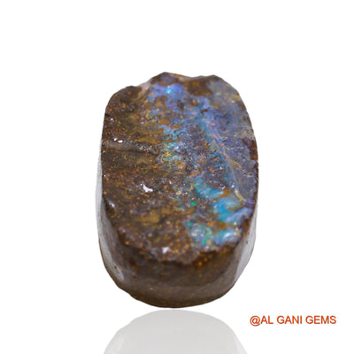 40.70 Cts Natural Australian Boulder Opal Loose Gemstone Fancy Druzy 25x16x8 mm BO-11