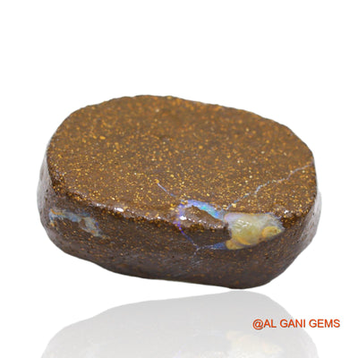 40.70 Cts Natural Australian Boulder Opal Loose Gemstone Fancy Druzy 25x16x8 mm BO-11