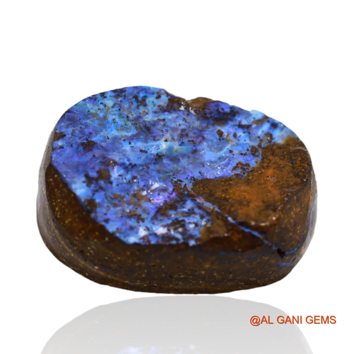 23.35 Cts Natural Australian Boulder Opal Fancy Druzy Loose Gemstone For Jewelry 20x15x8 mm BO-12