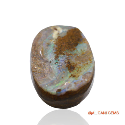 33.10 Cts Natural Australian Boulder Opal Loose Gemstone Fancy Druzy 23x16x8 mm BO-16