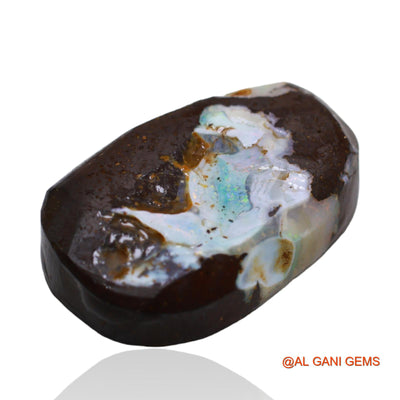 43.50 Cts Unheated Australian Boulder Opal Loose Gemstone Fancy Druzy Natural 27x18x7 mm BO-17