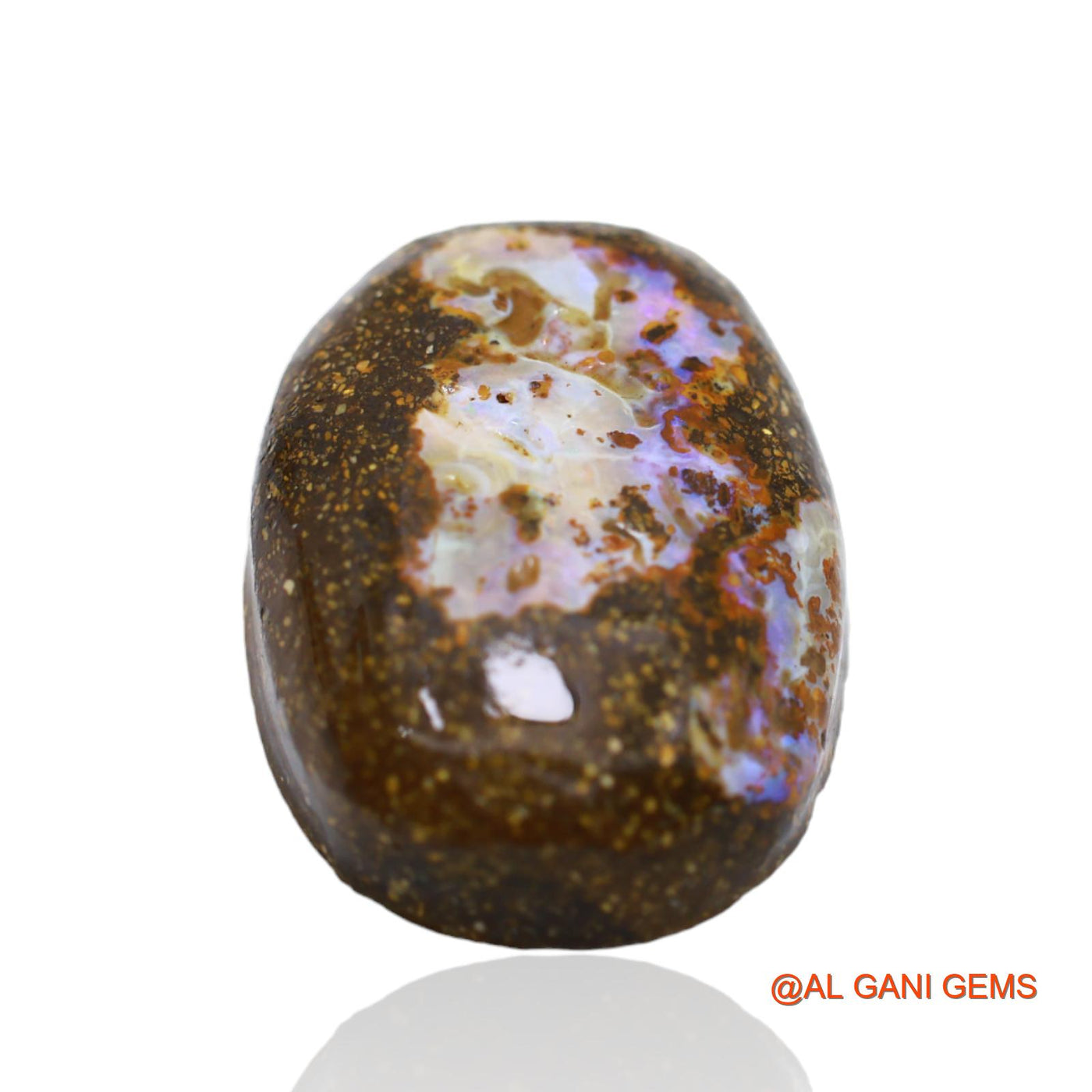 Natural Boulder Opal Gemstone 44.90 Cts Loose Fancy Druzy From Australia 28x20x10 mm BO-19