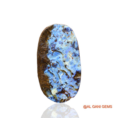 135.75 Cts Natural Australian Boulder Opal Loose Gemstone Fancy Druzy 47x26x10 mm BO-1